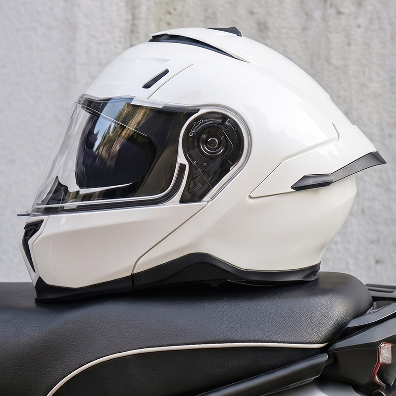 Flip Up Helmet Dual Visor - Заводской хит продаж: модульный мотошлем с