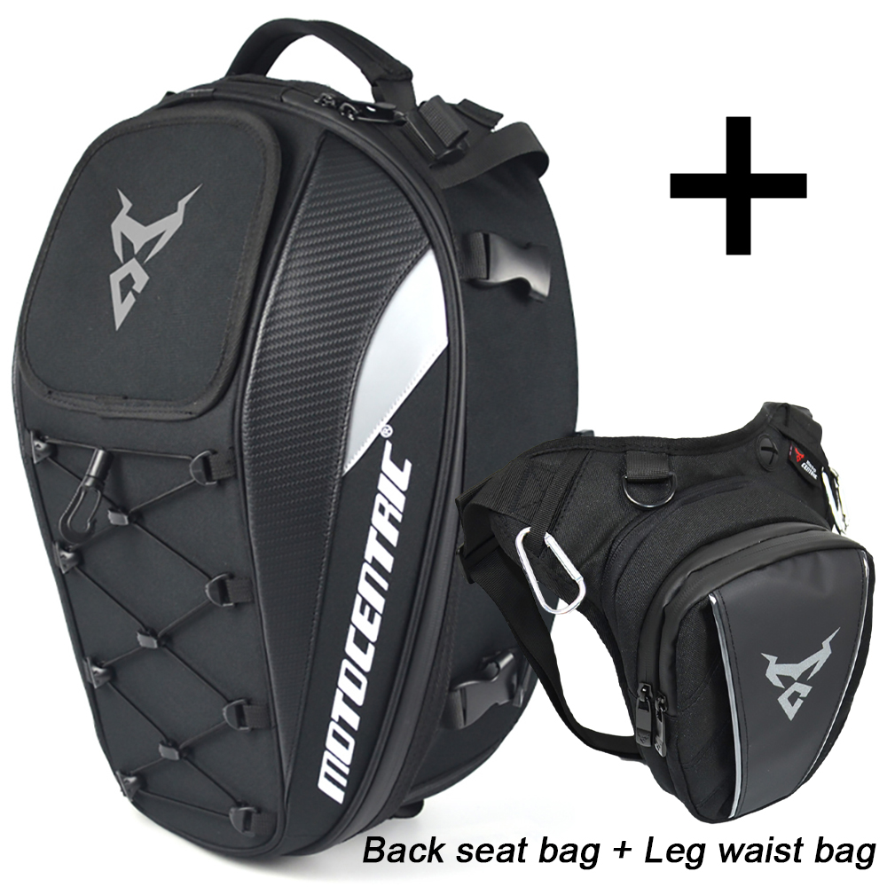 Motorcycle Helmet Bag Backpack - Мотоциклетная сумка для заднего сиденья MOTOCENTRIC,
