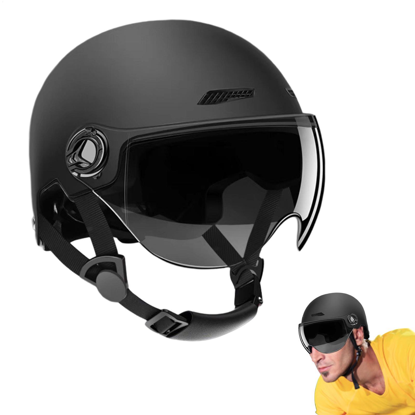 Motorcycle Helmet Sun Visor Inner - Мотоциклетный шлем для мужчин, полуоткрытый, с