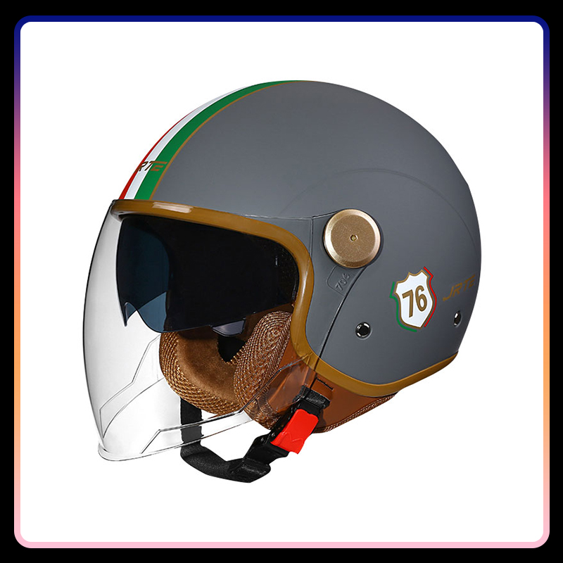 Open Face Helmet Retro Vintage - Одобренные DOT полуоткрытые шлемы в стиле