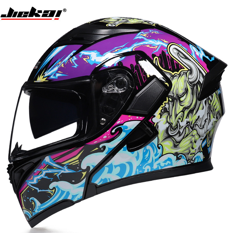 Full Face Helmet Carbon Fiber - W Bluetooth противотуманный шлем с двойной