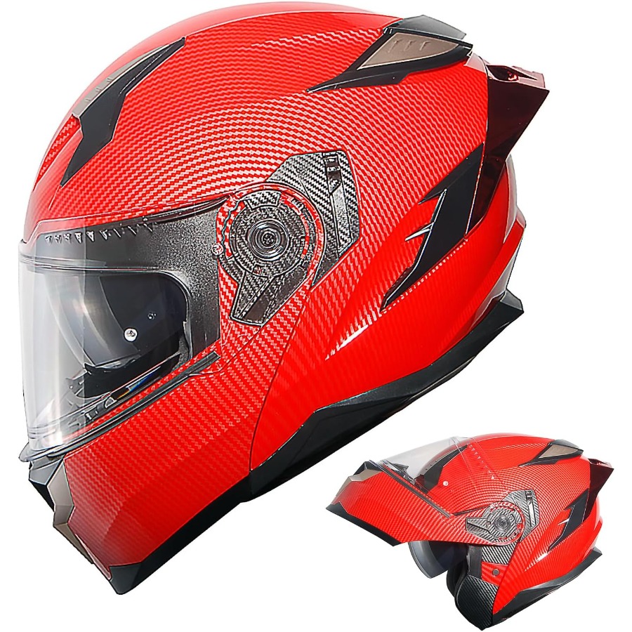 Motorcycle Helmet Sun Visor Inner - Мотоциклетный модульный полнолицевой шлем DOT для
