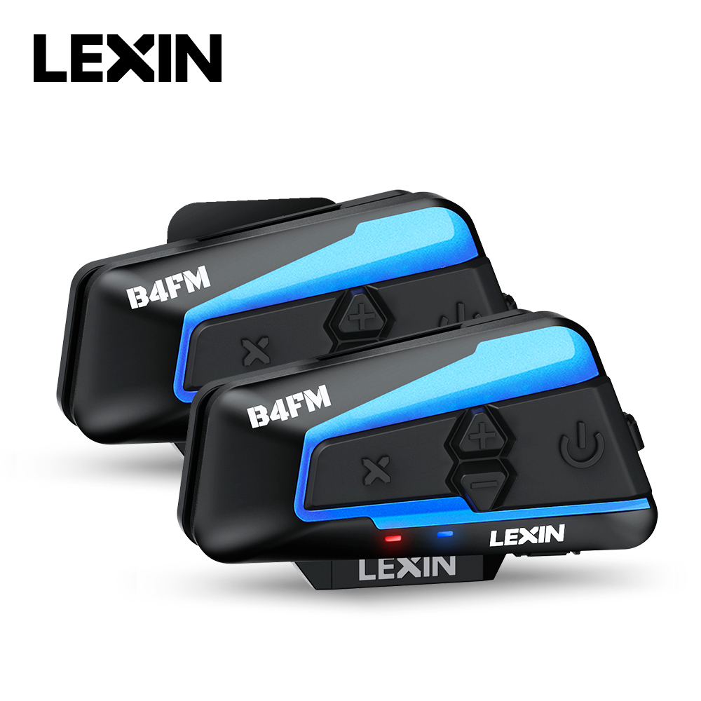 Motorcycle Helmet Bluetooth Built In - Lexin B4FM-X Bluetooth мотоциклетная гарнитура для