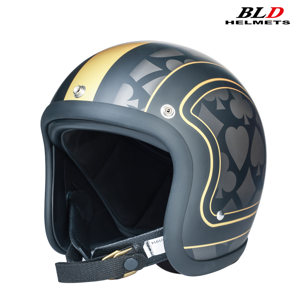 Open Face Helmet Retro Vintage - Низкопрофильный японский корейский стиль модный TT