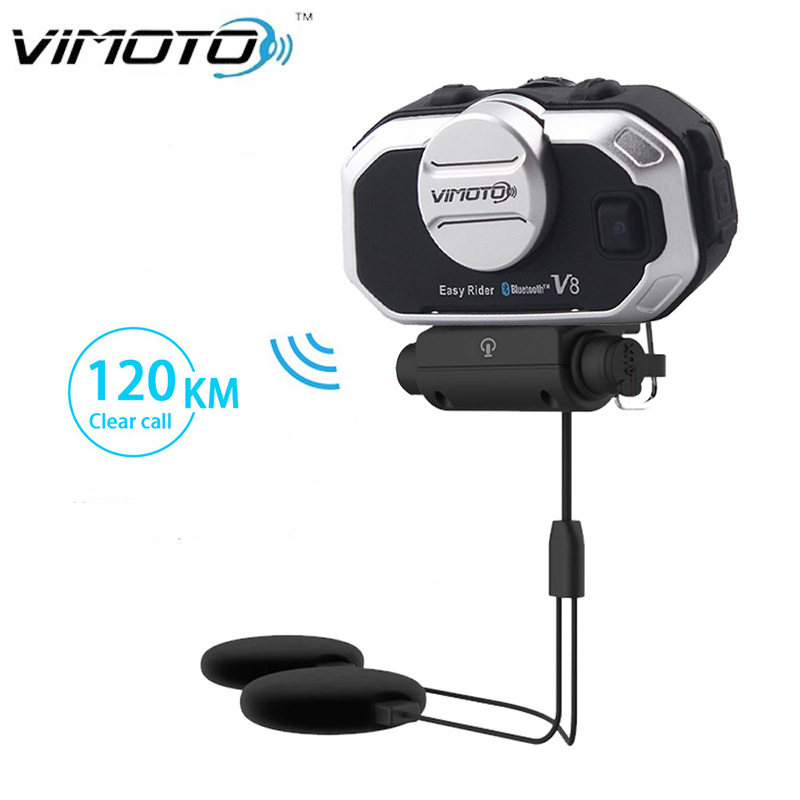 Motorcycle Helmet Bluetooth Built In - Vimoto V8 Мотоциклетный шлем Гарнитура Bluetooth