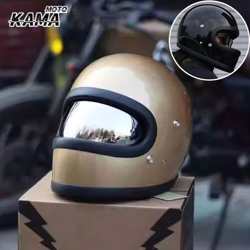 Open Face Helmet Retro Vintage - ГОРЯЧАЯ точка, сертификация, ретро мотоциклетный шлем