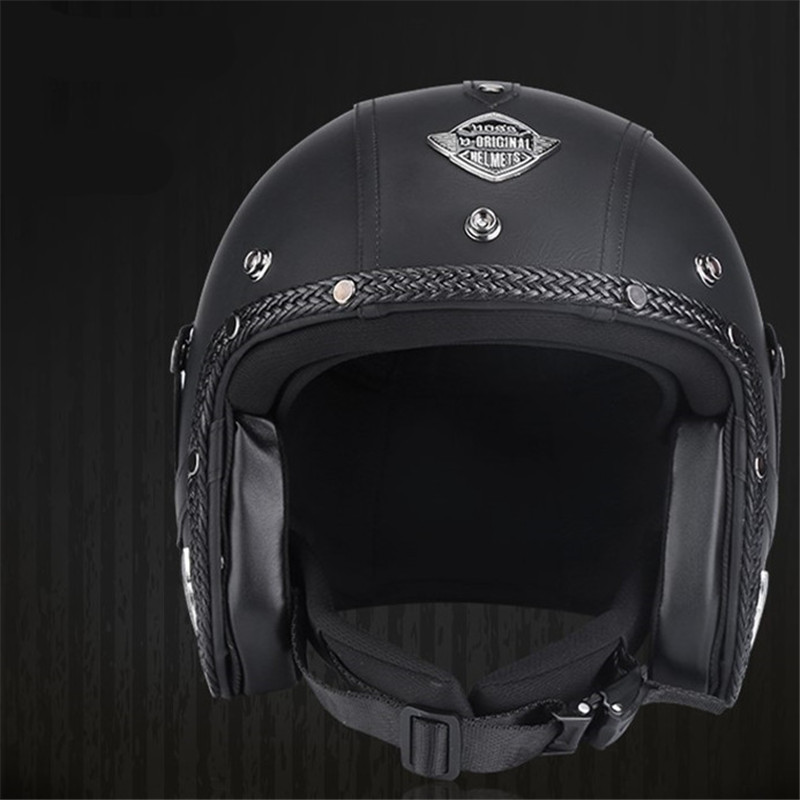 Open Face Helmet Retro Vintage - Шлем с открытым лицом для мужчин