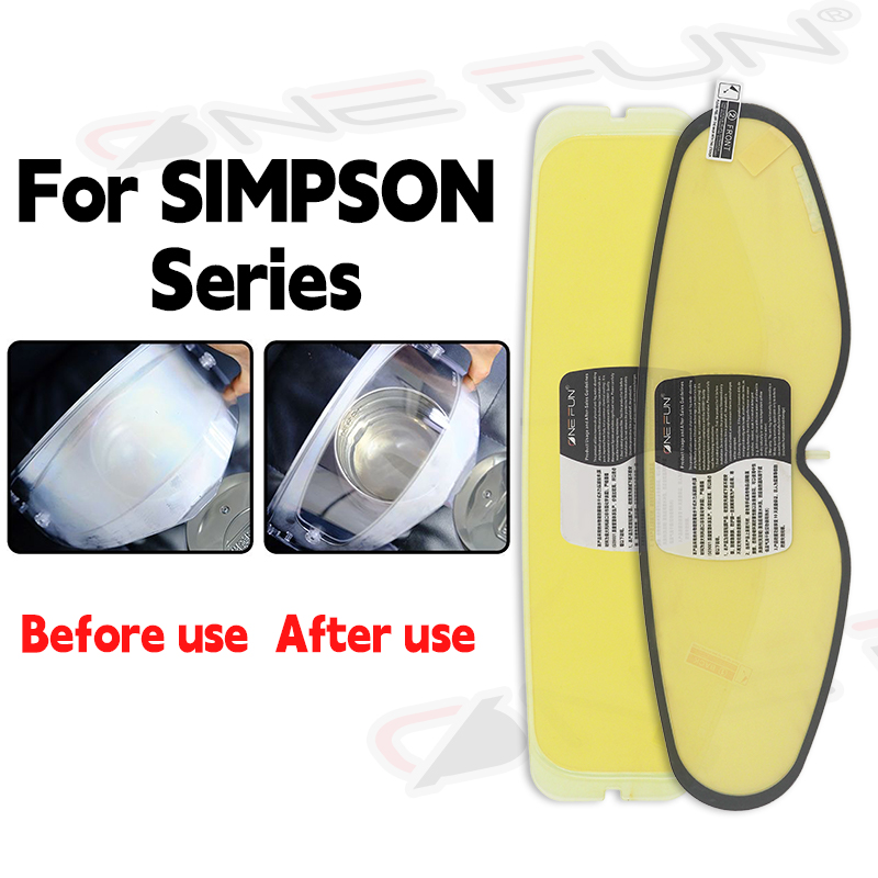 Helmet Pinlock Anti Fog Insert - Наклейка-антифог для визоров шлемов SIMPSON MOD/GHOST/Venom