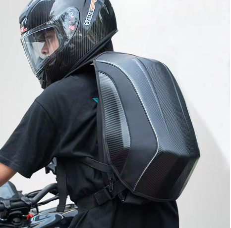 Motorcycle Helmet Bag Backpack - Новый водонепроницаемый рюкзак из углеродного волокна
