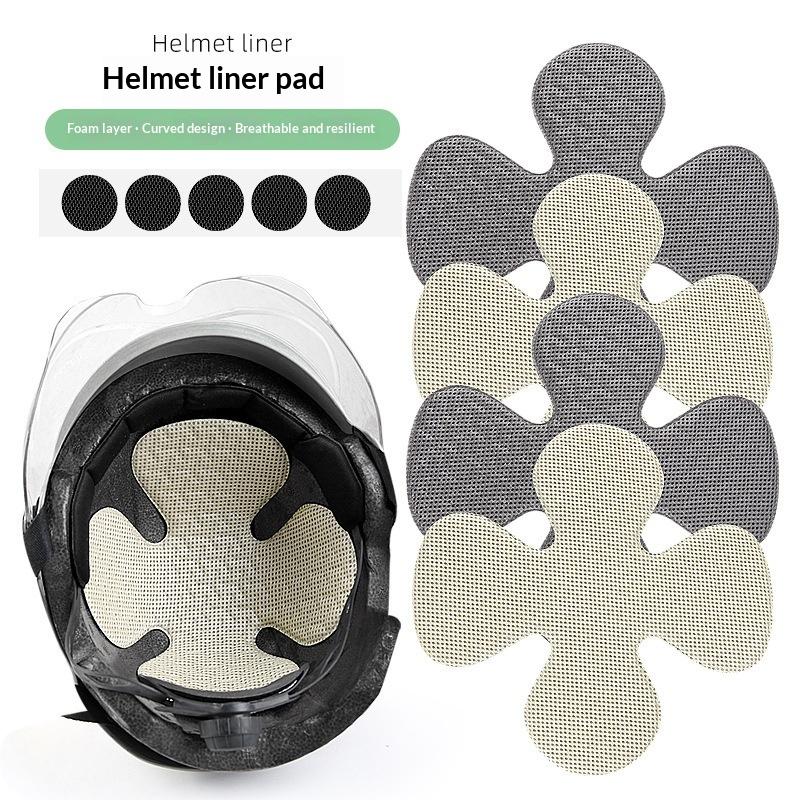 Helmet Replacement Liner Pads - Многоразовые моющиеся вкладыши для мотоциклетных шлемов: