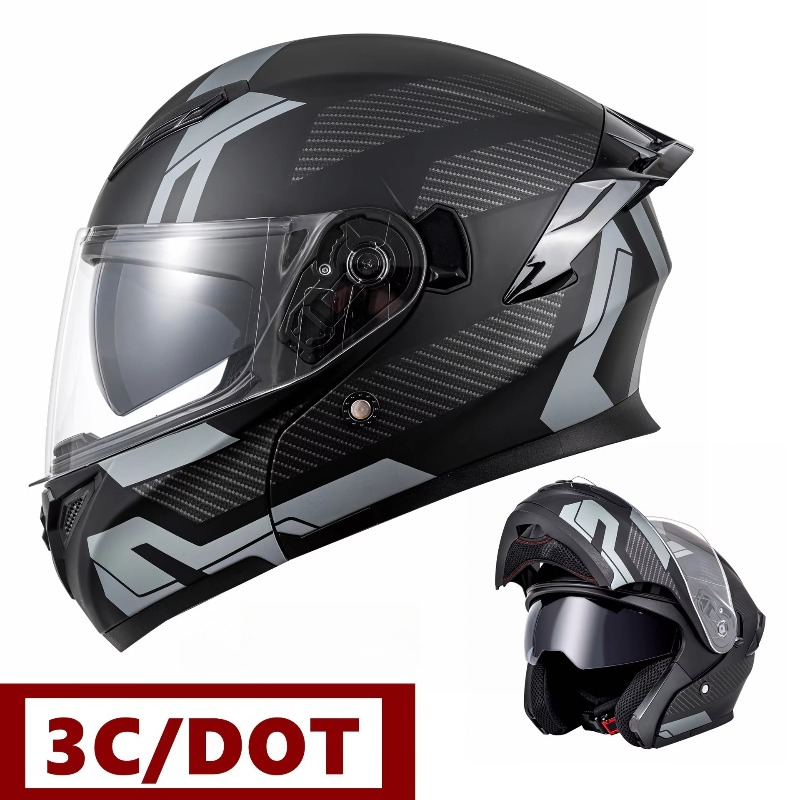 Мотоциклетные шлемы с двойными – обзор и цена Modular Motorcycle Helmet Dot Approved