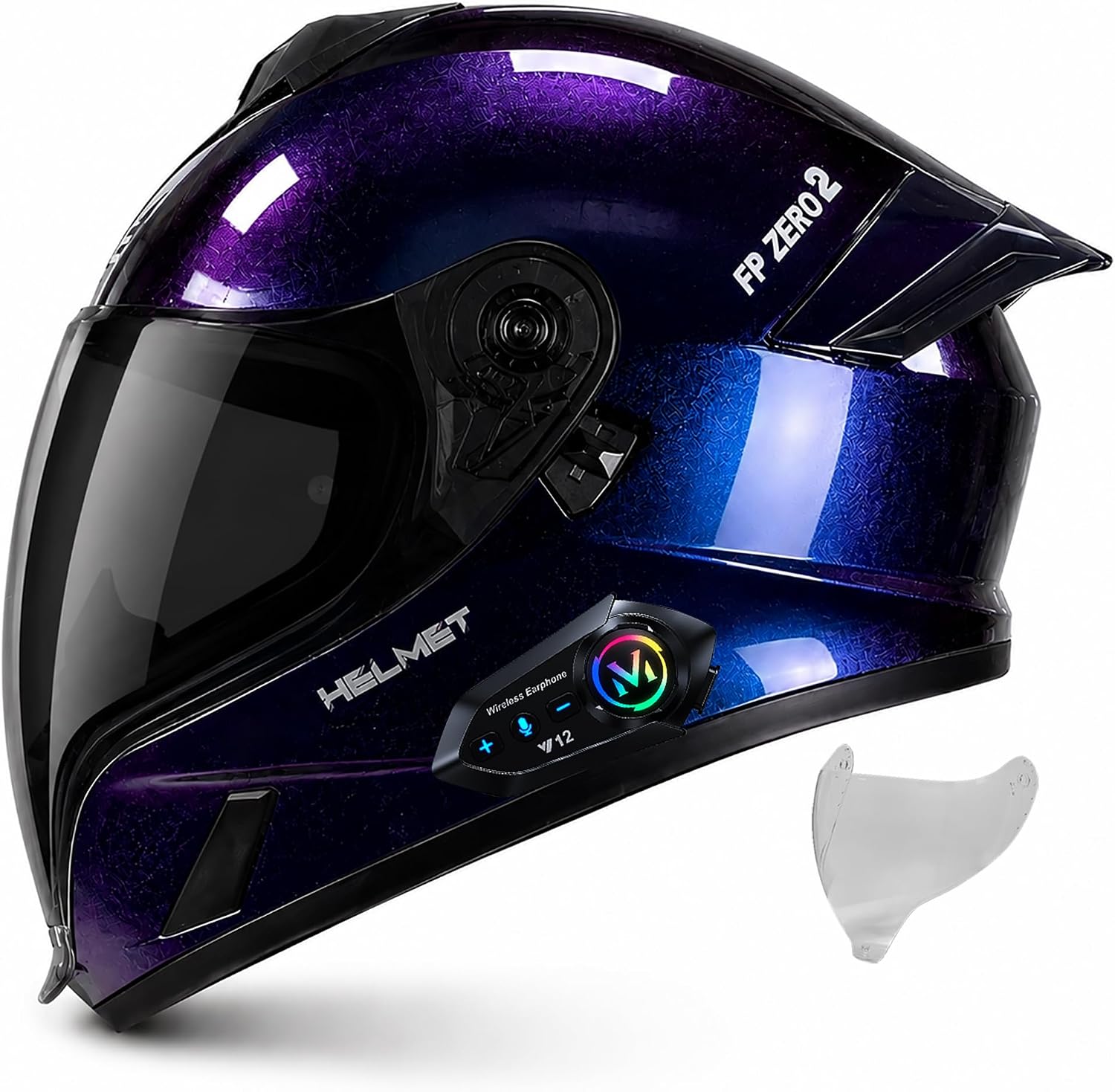 Мотошлем с Bluetooth, закрываю – обзор и цена Full Face Helmet Carbon Fiber