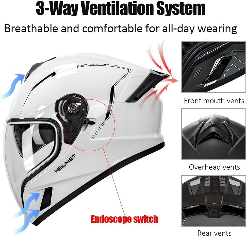 Мотошлем с Bluetooth, закрываю – обзор и цена Full Face Helmet Carbon Fiber