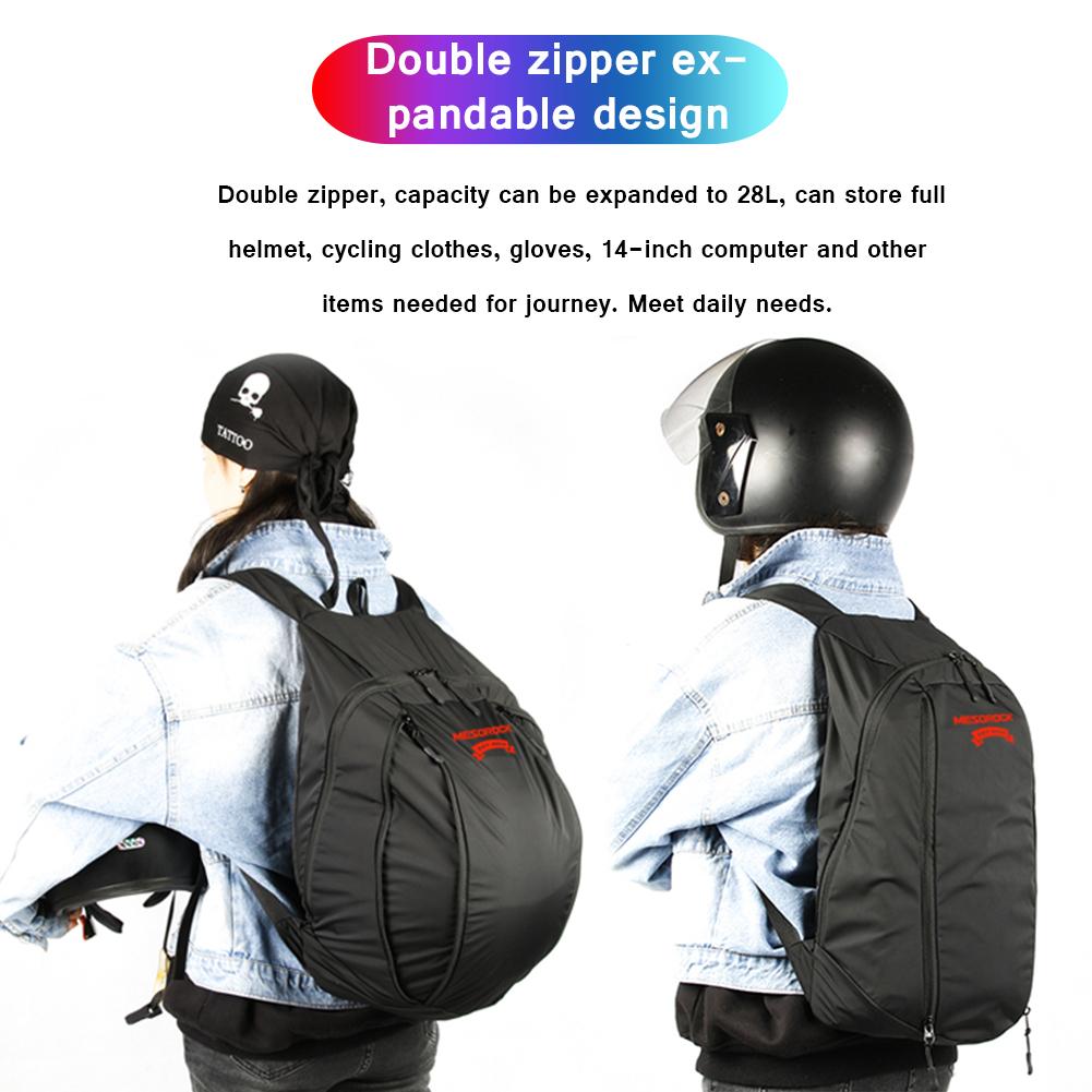 20-28л мотоциклетный рюкзак, в – обзор и цена Motorcycle Helmet Bag Backpack