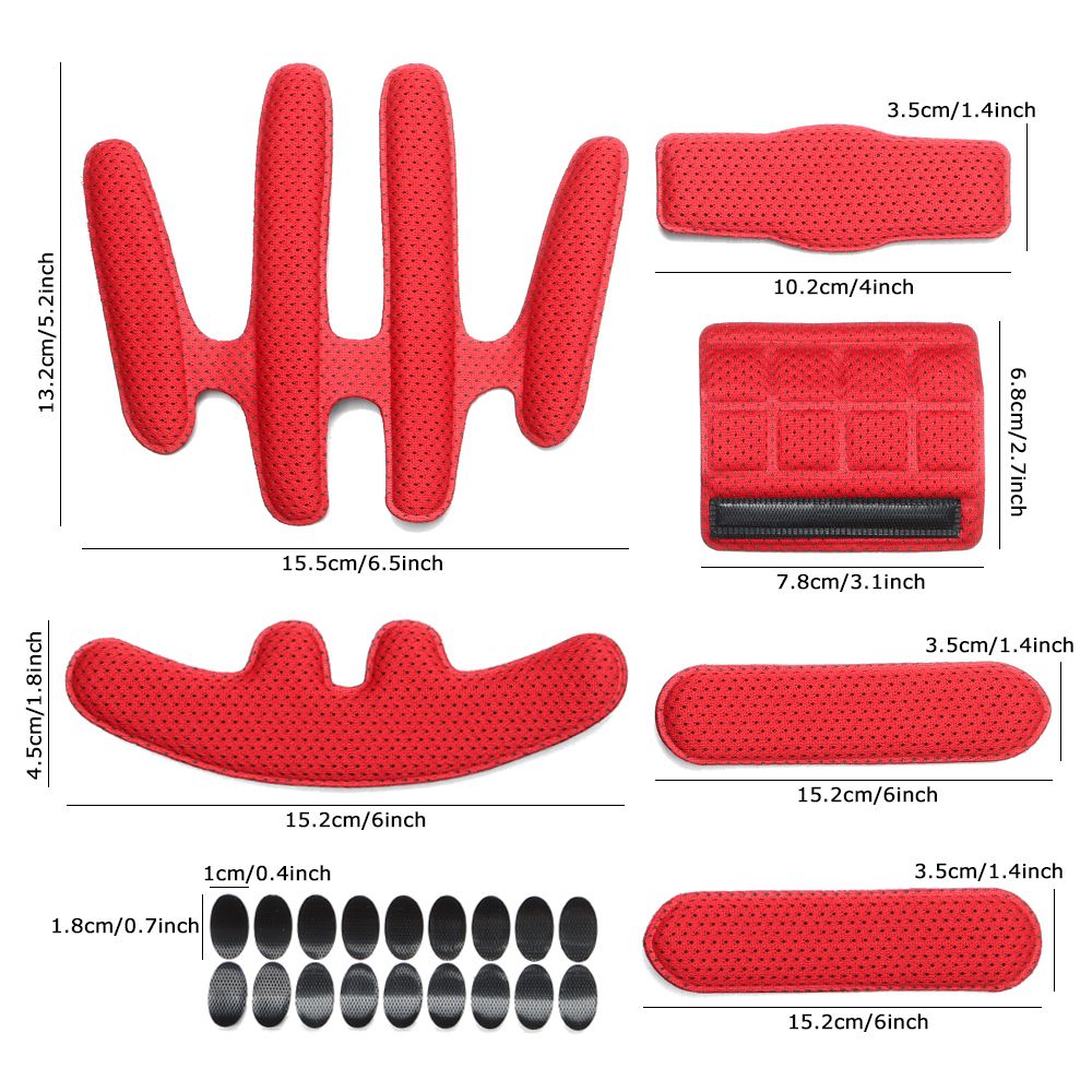 1 комплект универсальных порол – обзор и цена Helmet Replacement Liner Pads