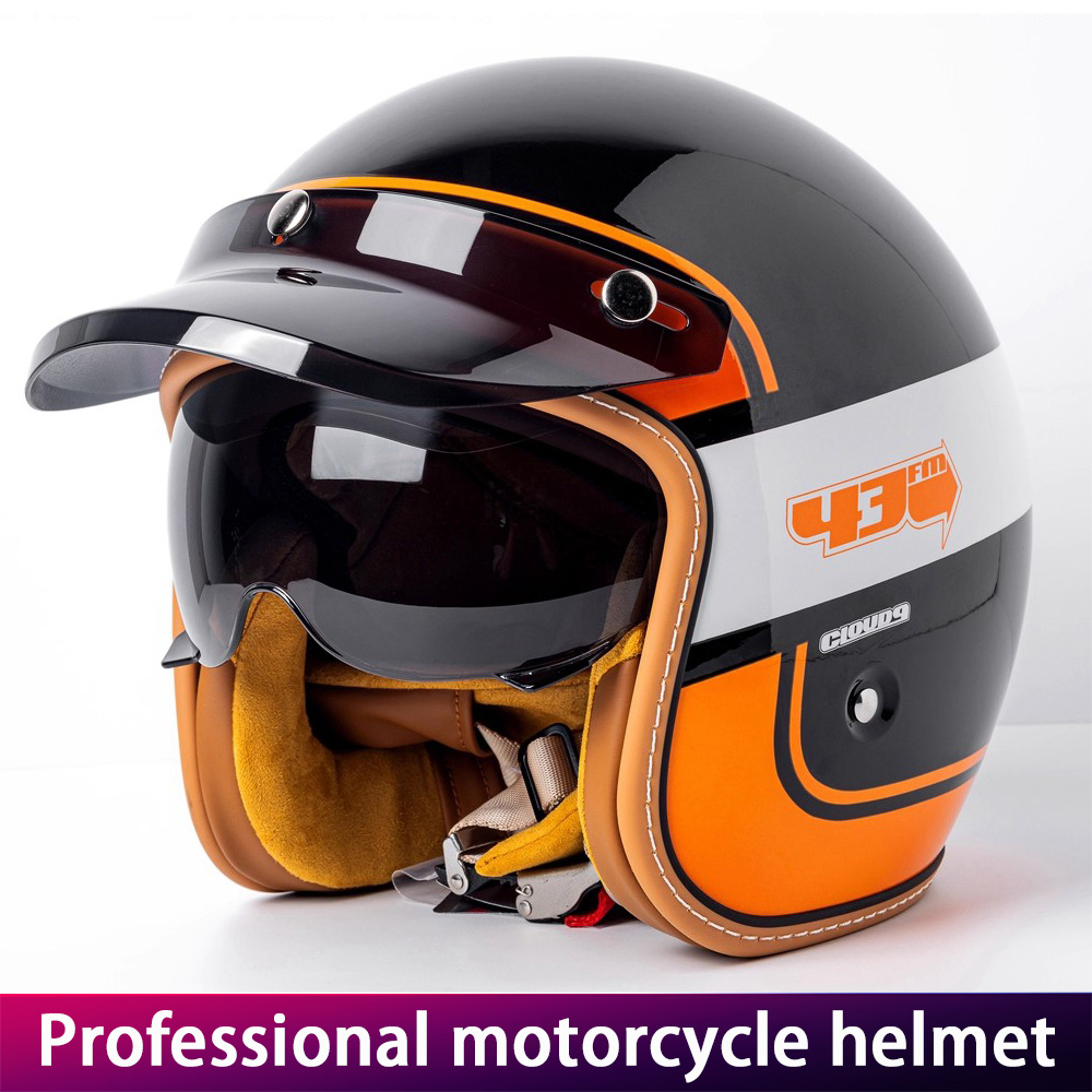 Ретро-шлем с открытым лицом, с – обзор и цена Open Face Helmet Retro Vintage