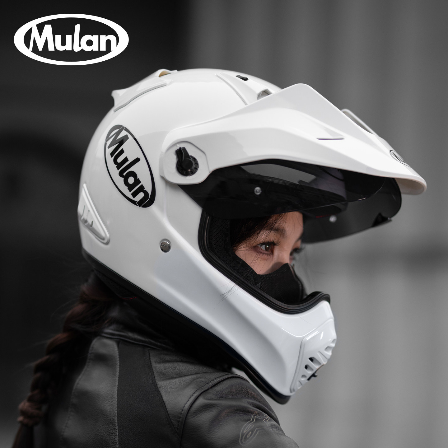 Мотошлем Mulan Luyou II из кар – обзор и цена Full Face Helmet Carbon Fiber