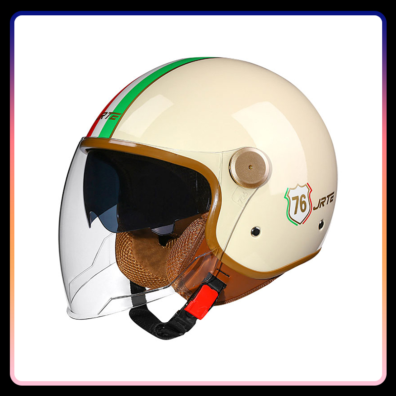 Одобренные DOT полуоткрытые шл – обзор и цена Open Face Helmet Retro Vintage