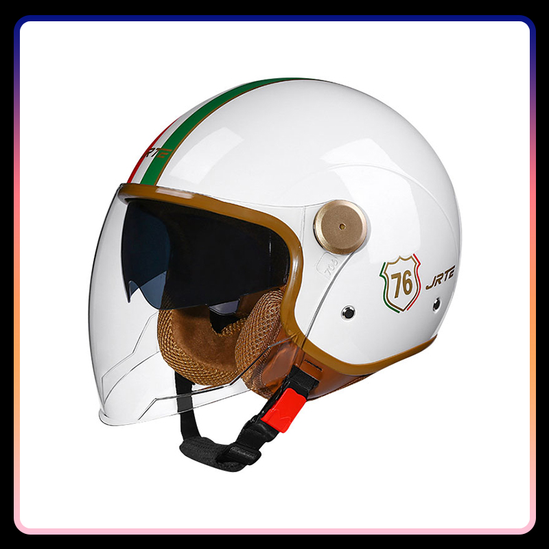 Одобренные DOT полуоткрытые шл – обзор и цена Open Face Helmet Retro Vintage