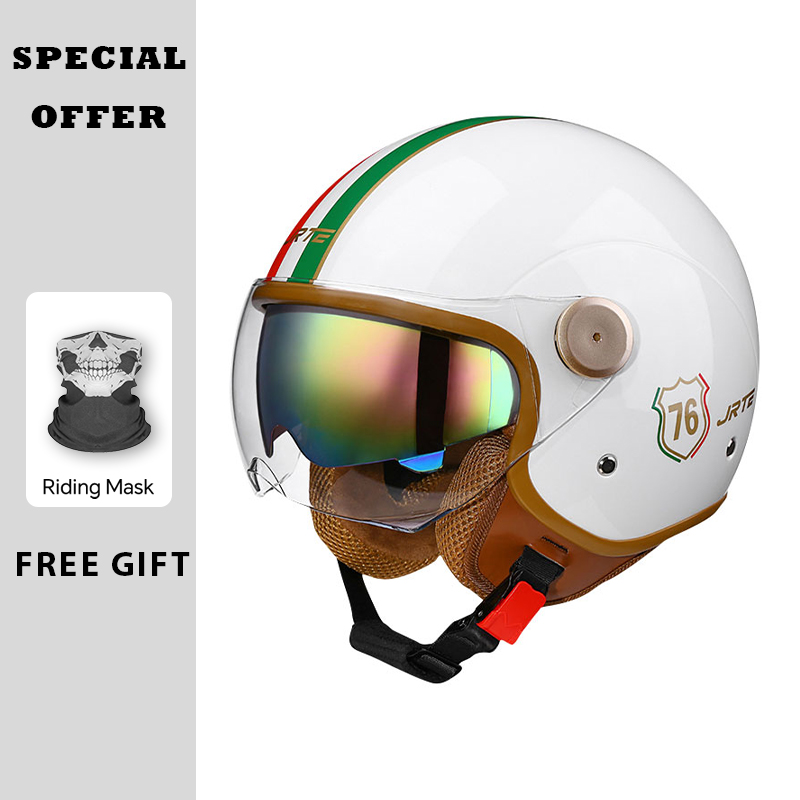 Ретро мотоциклетные шлемы с от – обзор и цена Open Face Helmet Retro Vintage