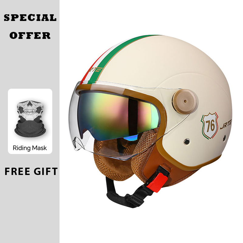 Ретро мотоциклетные шлемы с от – обзор и цена Open Face Helmet Retro Vintage