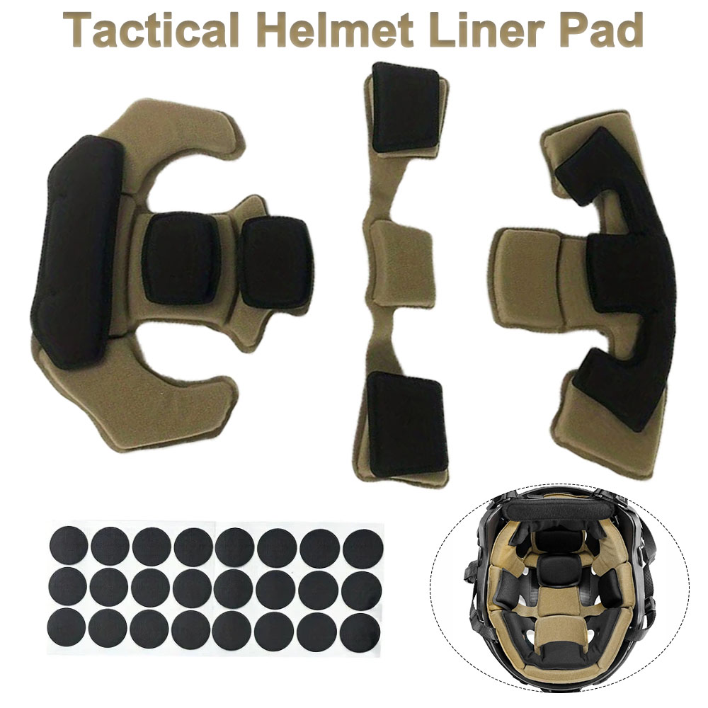 Комплект тактических вкладышей – обзор и цена Helmet Replacement Liner Pads