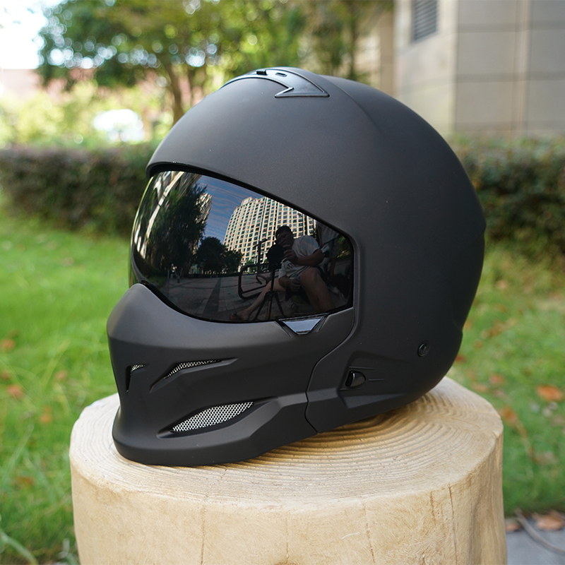 Ретро мотоциклетный шлем Scorp – обзор и цена Full Face Helmet Carbon Fiber