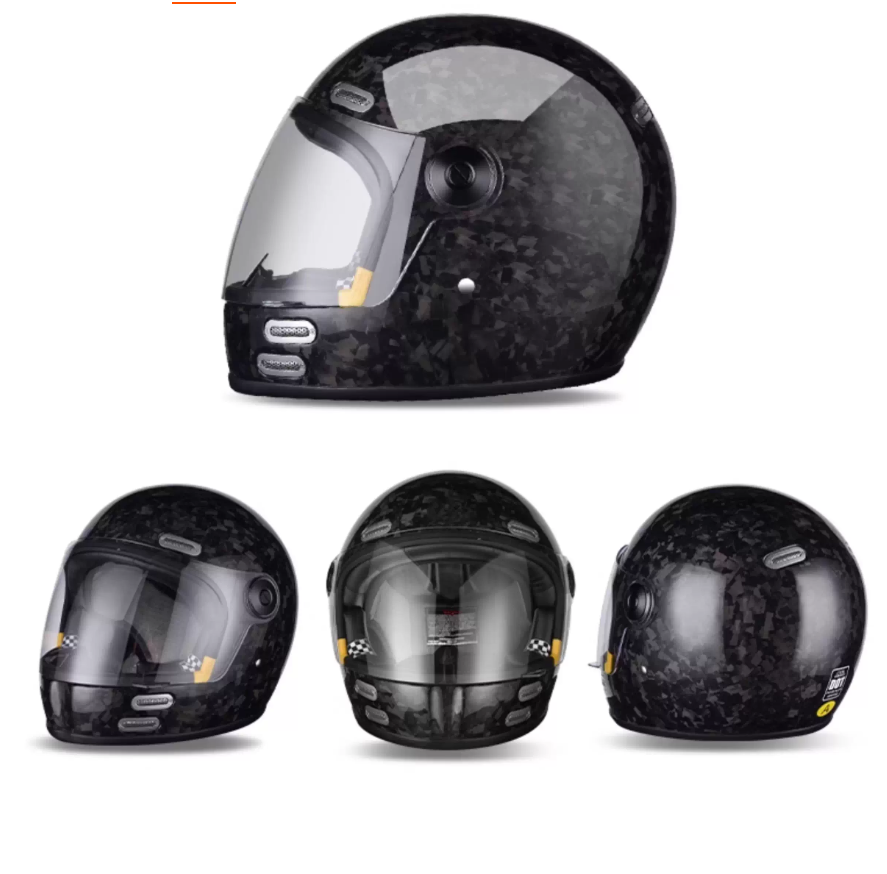 Высокопрочный и легкий шлем с  – обзор и цена Full Face Helmet Carbon Fiber