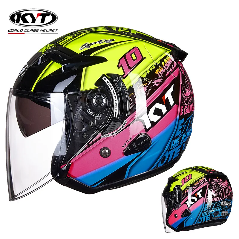 Мотоциклетный шлем KYT, винтаж – обзор и цена Open Face Helmet Retro Vintage