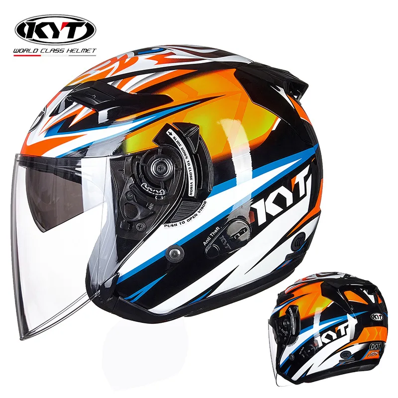 Мотоциклетный шлем KYT, винтаж – обзор и цена Open Face Helmet Retro Vintage