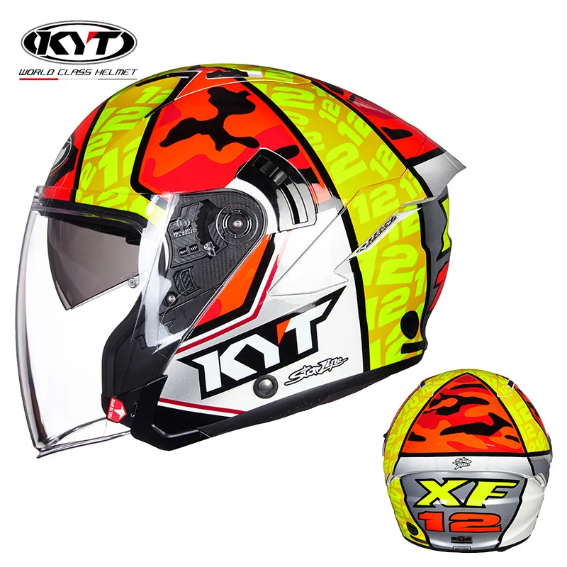 Мотоциклетный шлем KYT, винтаж – обзор и цена Open Face Helmet Retro Vintage