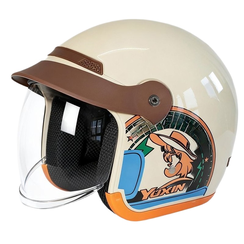 Винтажный ретро-мотошлем с вну – обзор и цена Motorcycle Helmet Sun Visor Inner