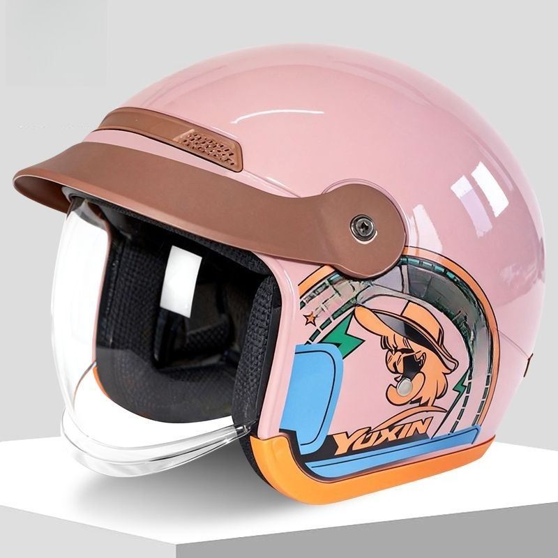 Винтажный ретро-мотошлем с вну – обзор и цена Motorcycle Helmet Sun Visor Inner