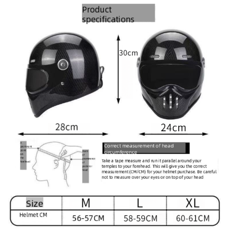 C-Ridng из натурального углеро – обзор и цена Modular Motorcycle Helmet Dot Approved