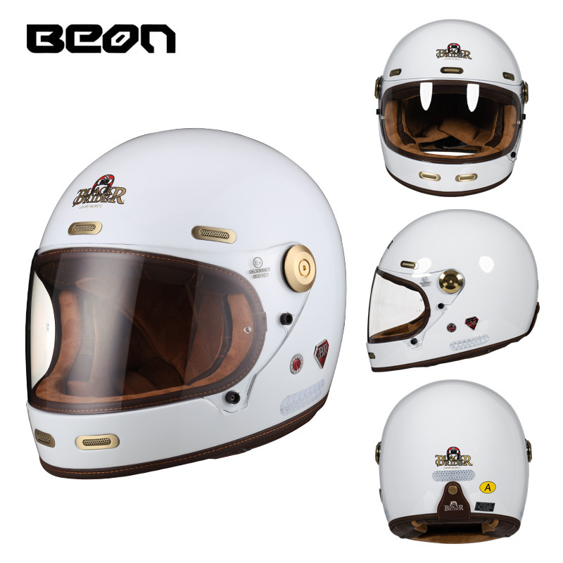 Мотоциклетный полный шлем BEON – обзор и цена Full Face Helmet Carbon Fiber