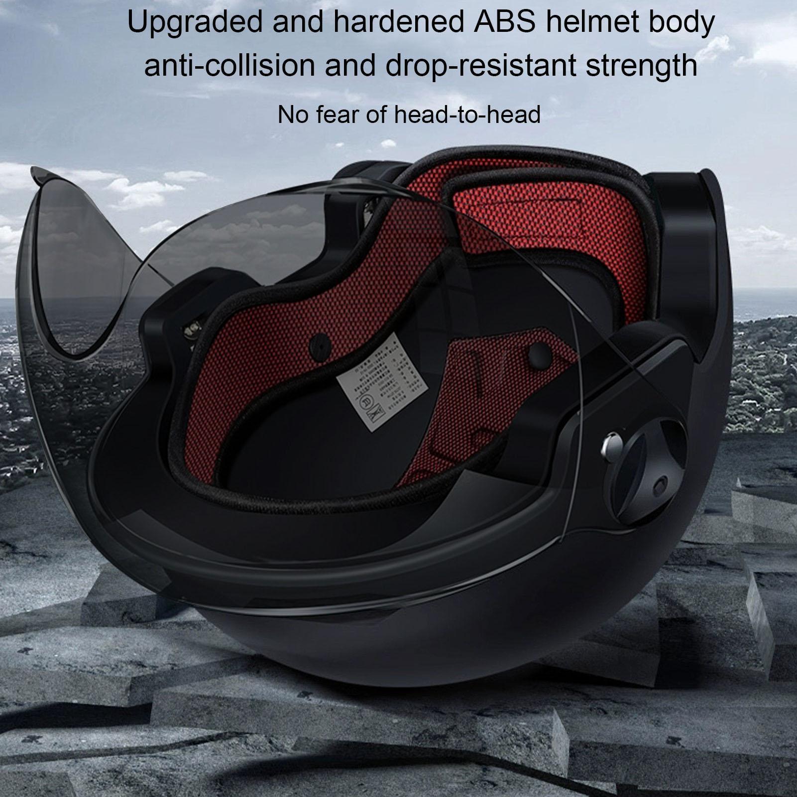 Мотоциклетный шлем-полумаска с – обзор и цена Motorcycle Helmet Sun Visor Inner