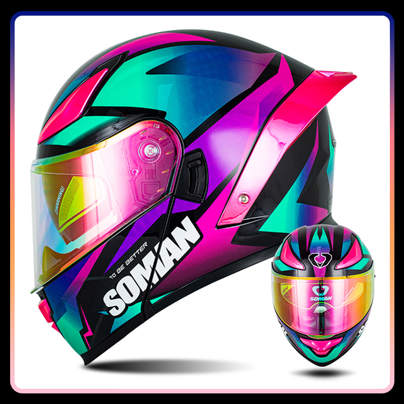 Мужской мотоциклетный шлем с д – обзор и цена Modular Motorcycle Helmet Dot Approved