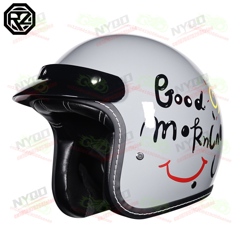 Мотошлем Orz Retro 3/4 открыто – обзор и цена Open Face Helmet Retro Vintage