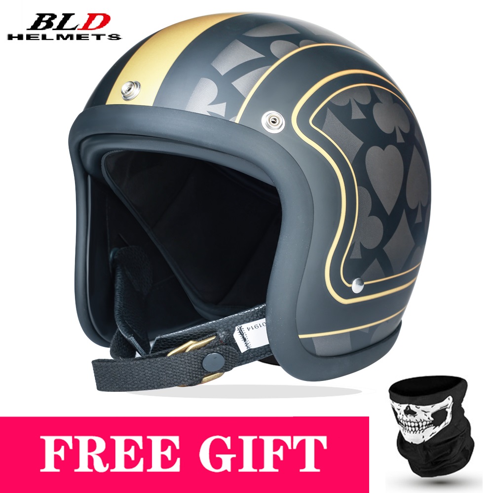 Низкопрофильный японский корей – обзор и цена Open Face Helmet Retro Vintage