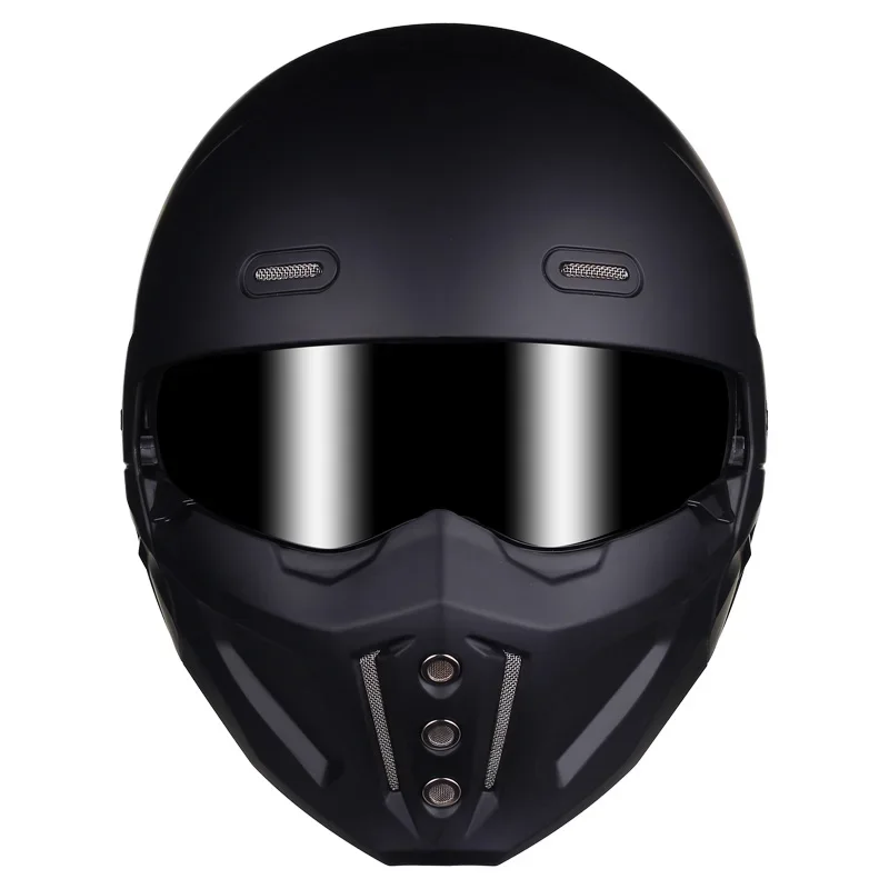 Мотоциклетный шлем в стиле рет – обзор и цена Full Face Helmet Carbon Fiber