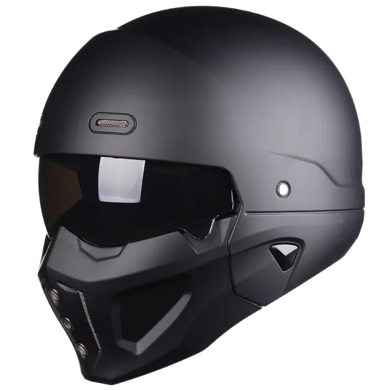 Мотоциклетный шлем в стиле рет – обзор и цена Full Face Helmet Carbon Fiber
