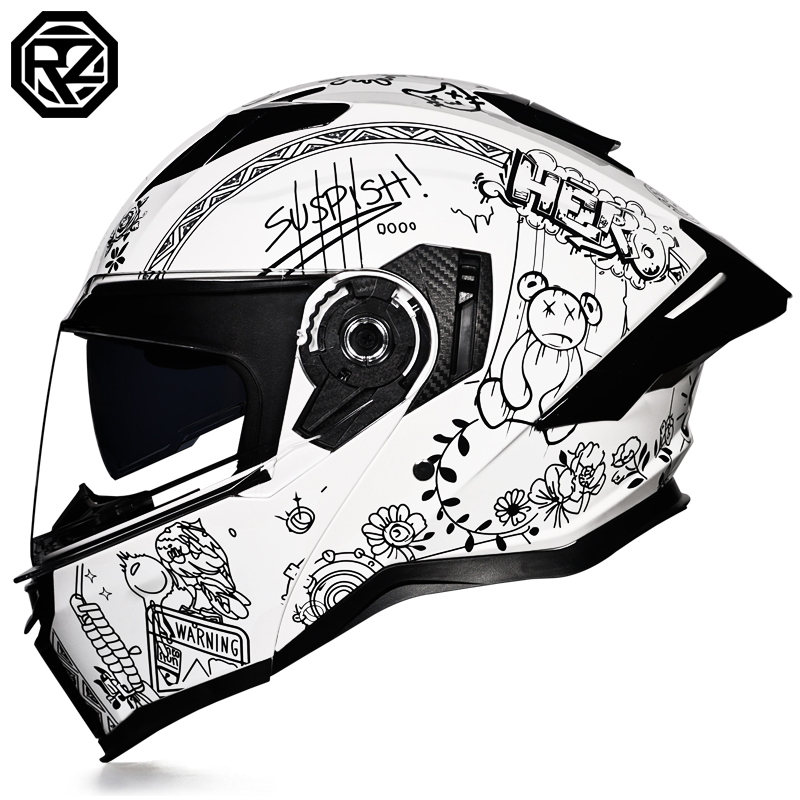 Мотошлем ORZ-997-DOT Standard  – обзор и цена Flip Up Helmet Dual Visor