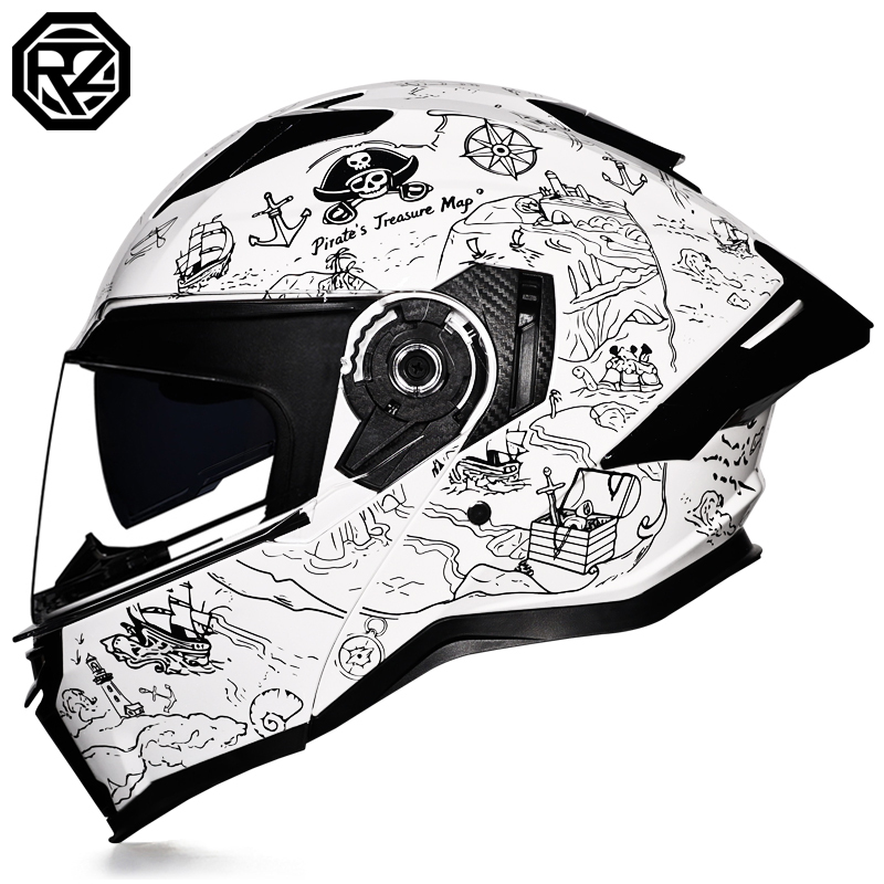 Мотошлем ORZ-997-DOT Standard  – обзор и цена Flip Up Helmet Dual Visor