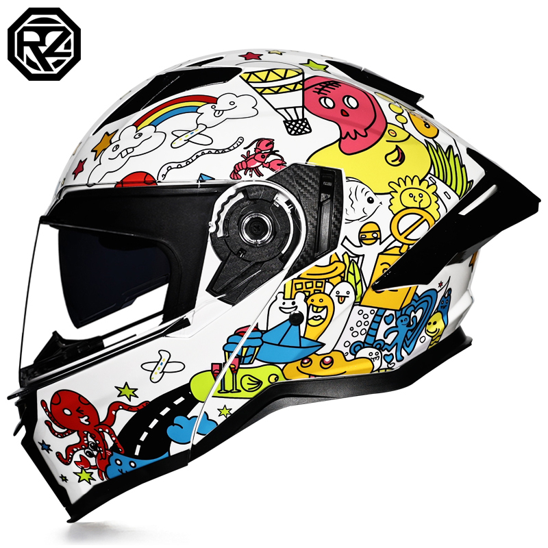 Мотошлем ORZ-997-DOT Standard  – обзор и цена Flip Up Helmet Dual Visor
