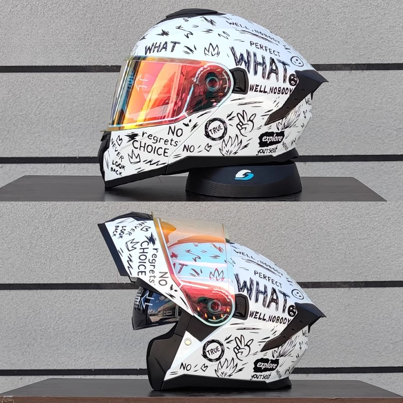 Новый модульный флип-мотоцикле – обзор и цена Modular Motorcycle Helmet Dot Approved