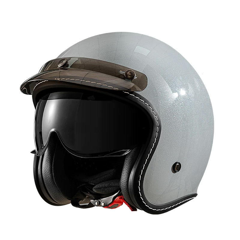 Ретро-шлем открытого типа 3/4  – обзор и цена Motorcycle Helmet Sun Visor Inner