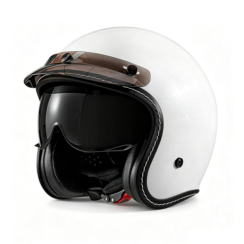 Ретро-шлем открытого типа 3/4  – обзор и цена Motorcycle Helmet Sun Visor Inner
