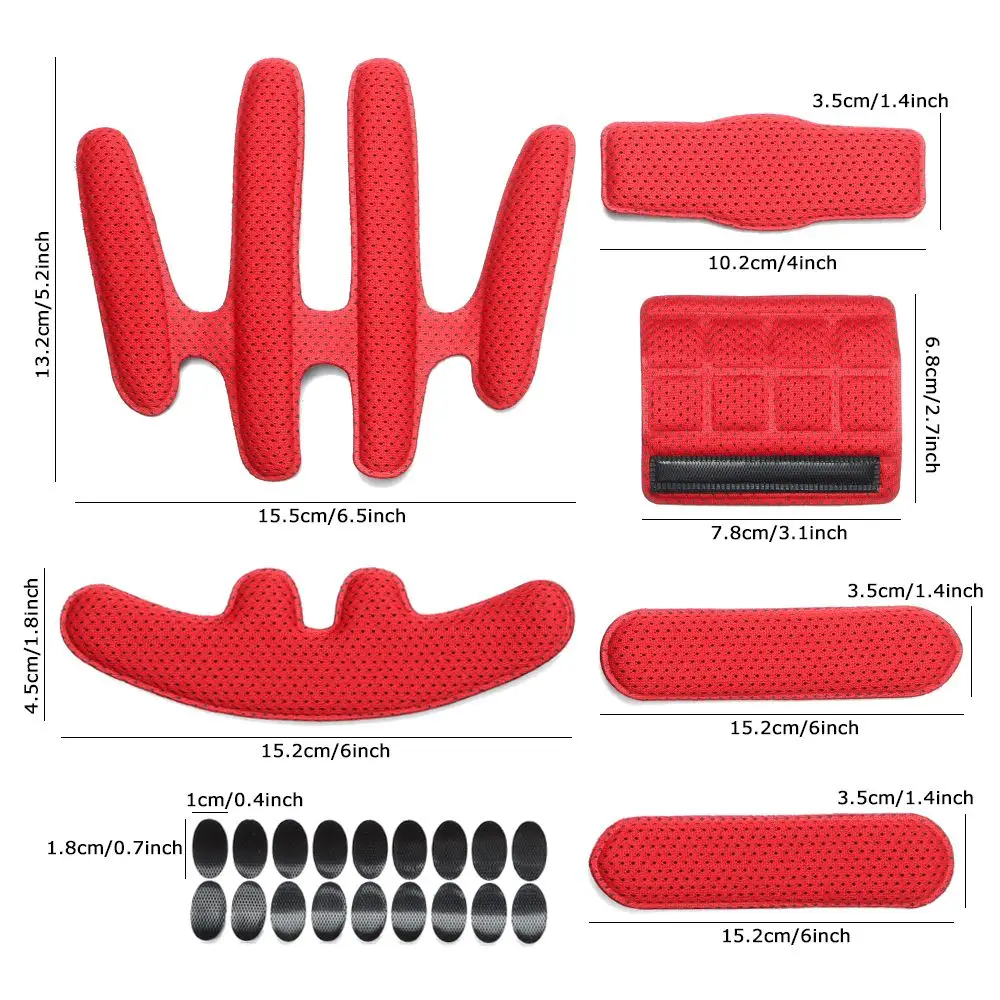 1 комплект универсальных вклад – обзор и цена Helmet Replacement Liner Pads