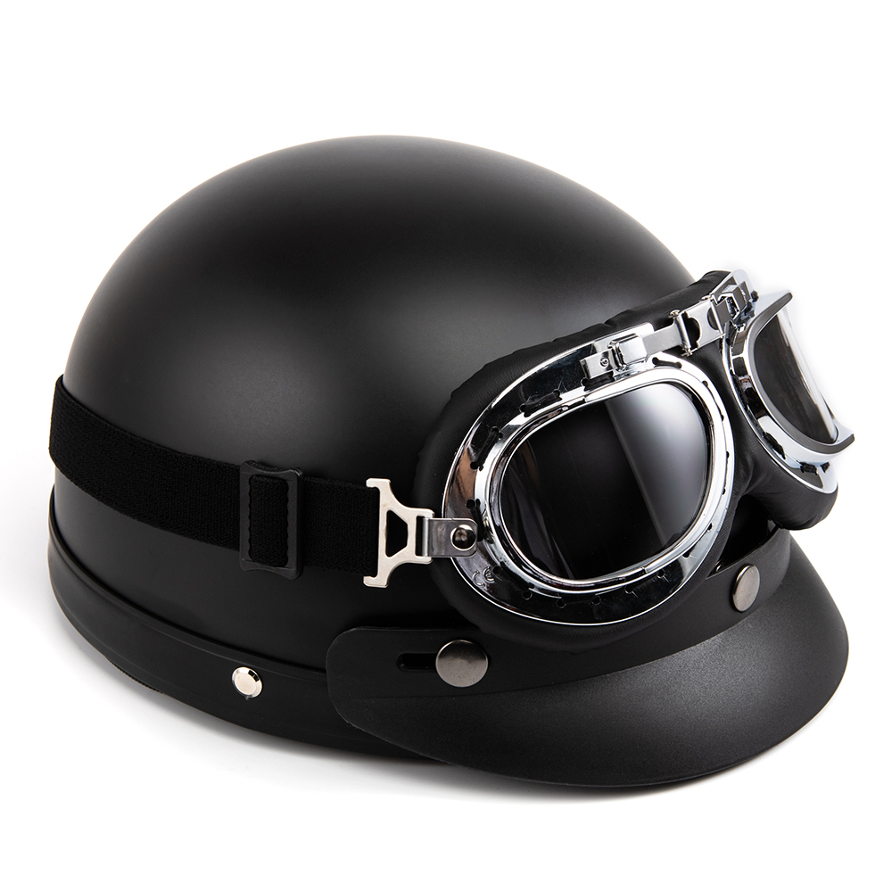 Мотоциклетный шлем с открытым  – обзор и цена Open Face Helmet Retro Vintage