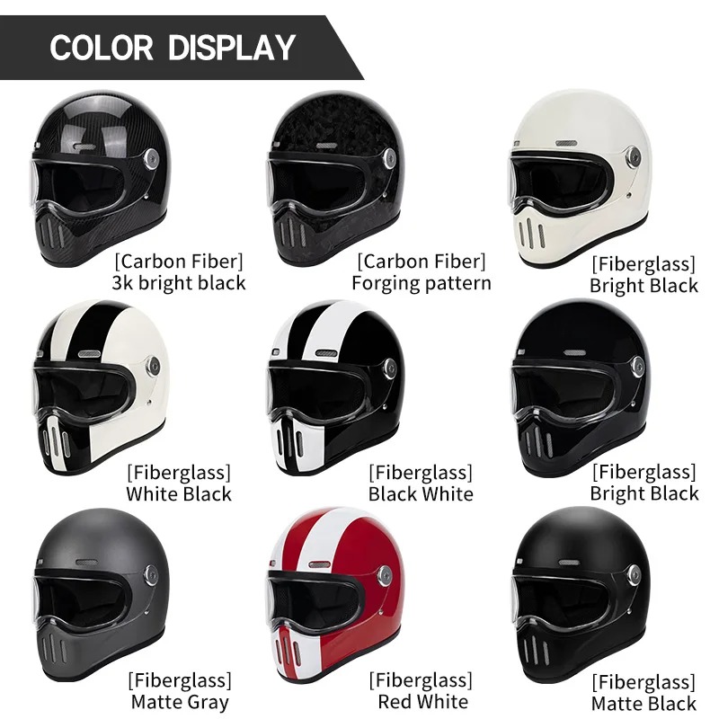 Мотоциклетный шлем Starlight B – обзор и цена Full Face Helmet Carbon Fiber